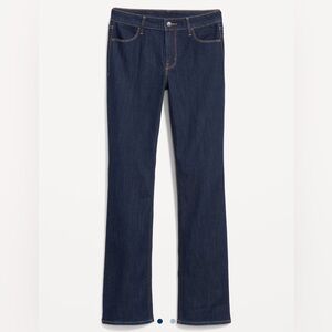 Mid-Rise Boot-Cut Jeans- Size 14
